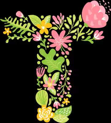 vectores plantilas ALFABETO,FLOR,